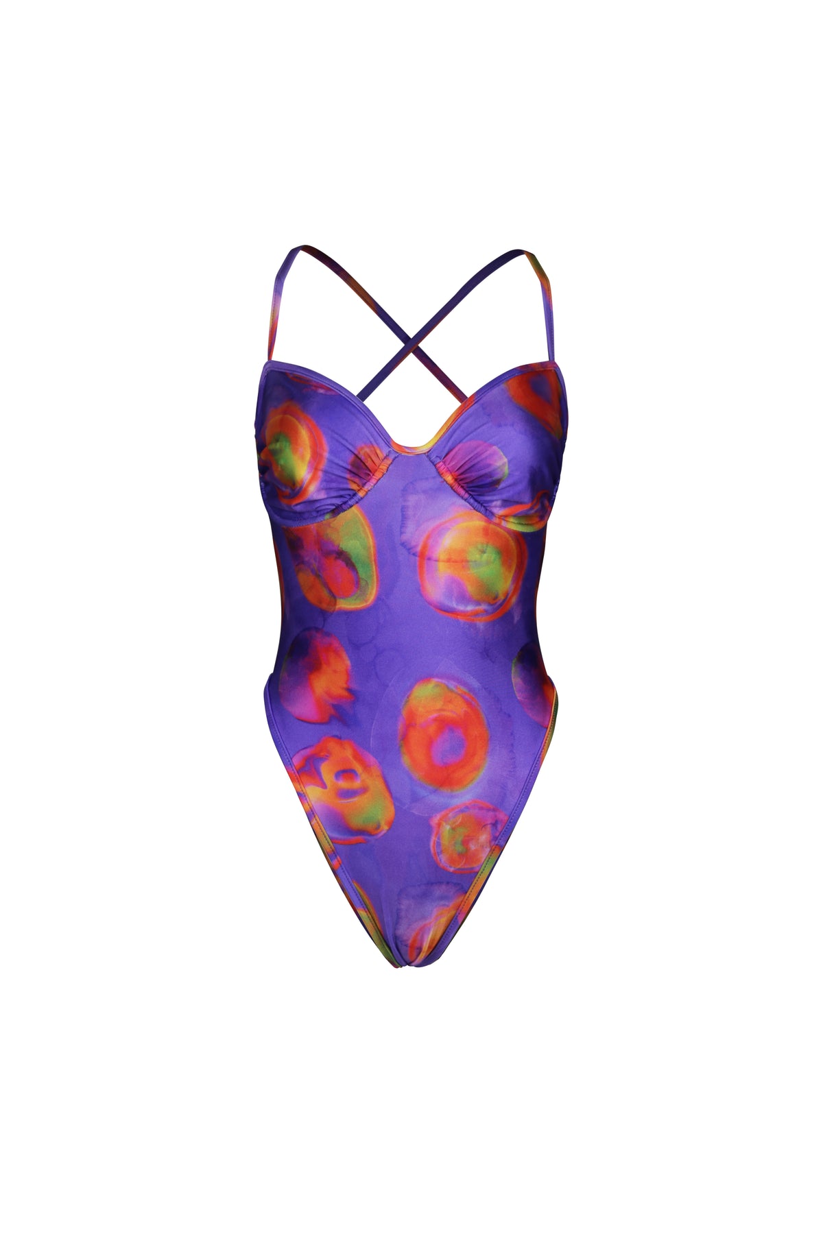 Margo, One-piece bathing suit - Lilac Rib